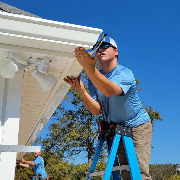 Seamless gutter installation in Baton Rouge